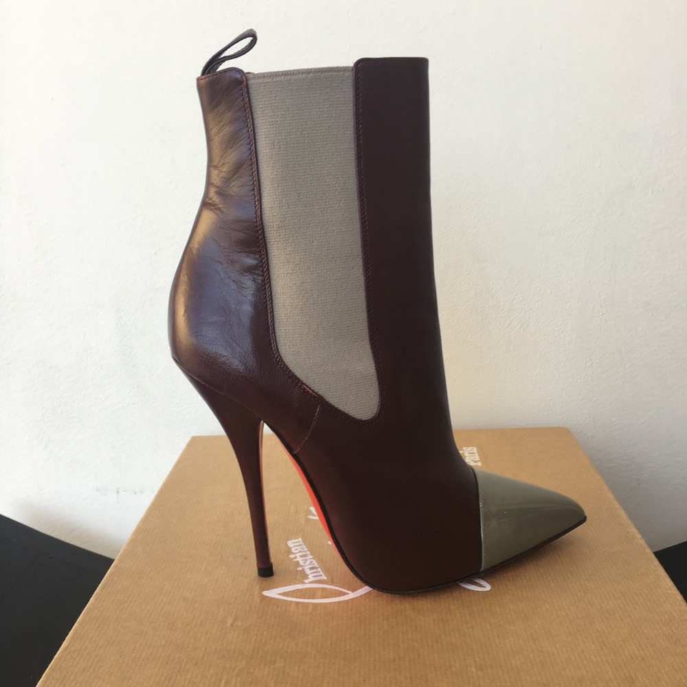 CL Tucson 120 Patent/Kid Grey/Burgundy